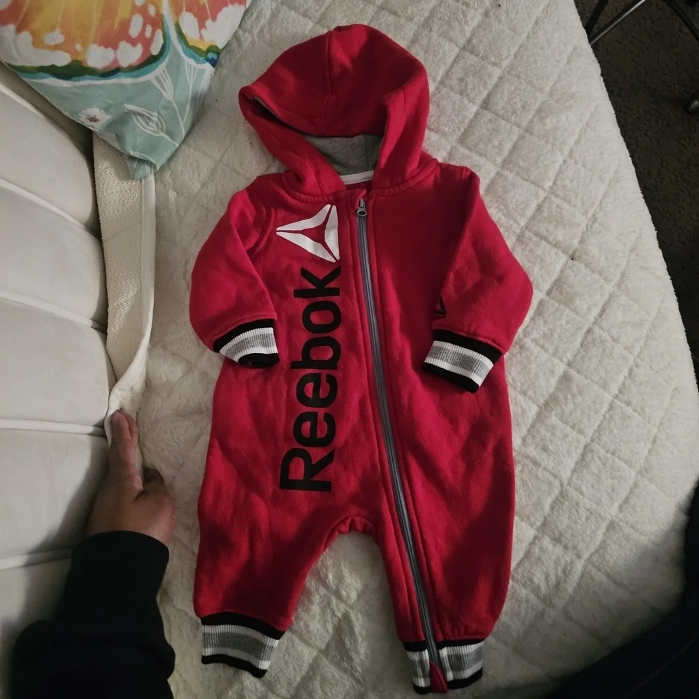 Reebok Red Kids One Piece